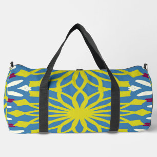 Duffel Bag, een meerkleurige klassieke stijlvolle Plunjezak