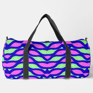 Duffel Bag, een meerkleurige klassieke stijlvolle Plunjezak