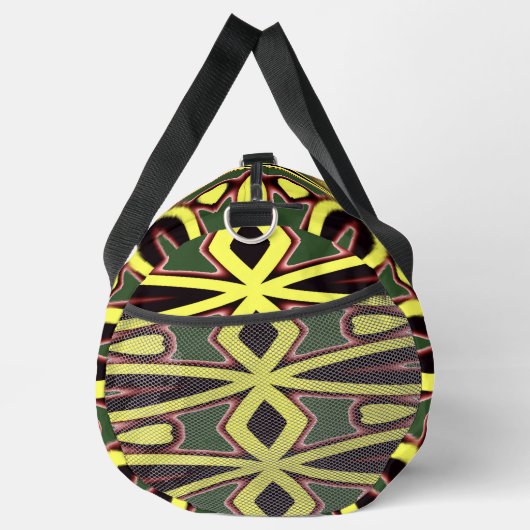 Duffel Bag, een meerkleurige klassieke stijlvolle  Plunjezak (Rechts)