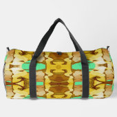 Duffel Bag, Een modern meerkleurig klassiek design Plunjezak (Achterkant)