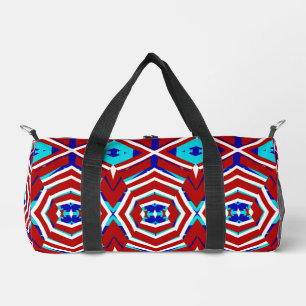 Duffel Bag, Een modern meerkleurig klassiek design Plunjezak