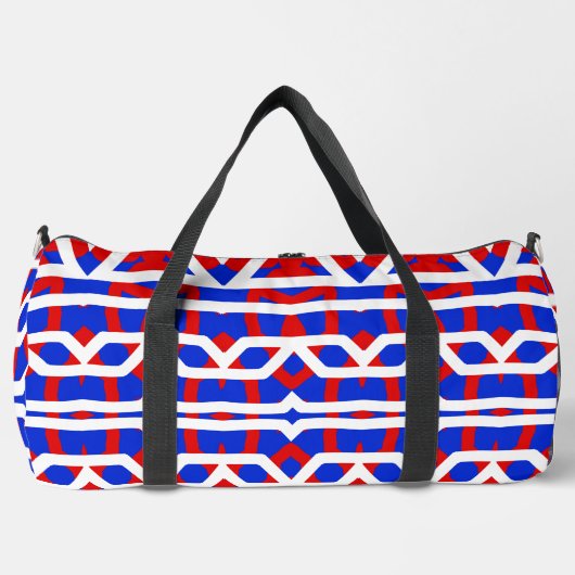 Duffel Bag, Een modern meerkleurig klassiek design Plunjezak (Voorkant)