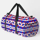 Duffel Bag, Een modern meerkleurig klassiek design Plunjezak (Rechterhoek)