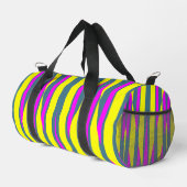 Duffel Bag, Een moderne veelkleurige strepen patro Plunjezak (Rechterhoek)