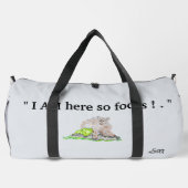 Duffel Bag: Focus !. Plunjezak (Achterkant)