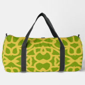 Duffel Bag Modern groen & geel klassiek design Plunjezak (Voorkant)