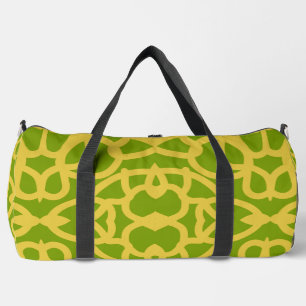 Duffel Bag Modern groen & geel klassiek design Plunjezak
