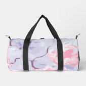 Duffel Bag : Pink Poses Winters Frost . Plunjezak (Voorkant)