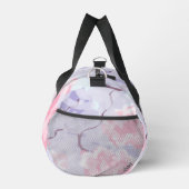 Duffel Bag : Pink Roses Winters Frost . Plunjezak (Rechts)