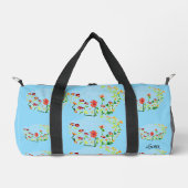 Duffel Bag : Spring Flowers . Plunjezak (Voorkant)