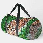 Duffel Bag: Tijger op de vlucht Plunjezak (Rechterhoek)