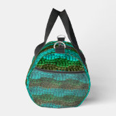 Duffel tas - Golfpatroon in groen (Rechts)