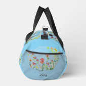 Duffel tas : Lente Bloemen . (Rechts)