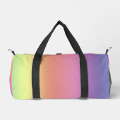 Duffel tas - Overgangskleuren regenboog (Voorkant)