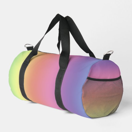 Duffel tas - Overgangskleuren regenboog (Rechterhoek)