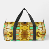 Duffeltas, een modern meerkleurig klassiek ontwerp plunjezak (Achterkant)