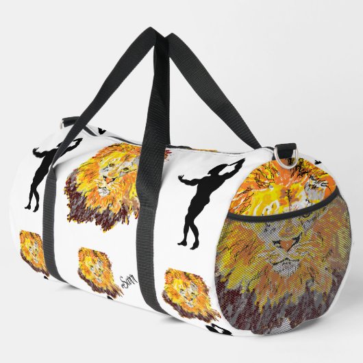 Duffle Bag: Koning van het Oerwoud Plunjezak (Rechterhoek)