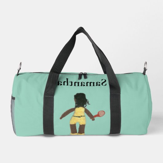 Duffle Bag - Tennis Player Doll Plunjezak (Achterkant)