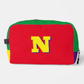Duffle tas met grote kleuren monogram (Voorkant)