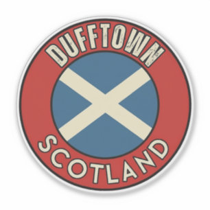 Dufftown, Schotland Sticker
