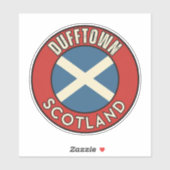 Dufftown, Schotland Sticker (Vel)