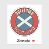 Dufftown, Schotland Sticker (Vel)