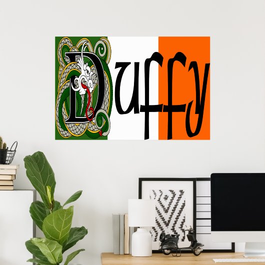 Duffy Celtic Dragon Print (Thuiskantoor)