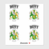 Duffy Crest Ierse vertaling en betekenis (x4) Sticker (Vel)