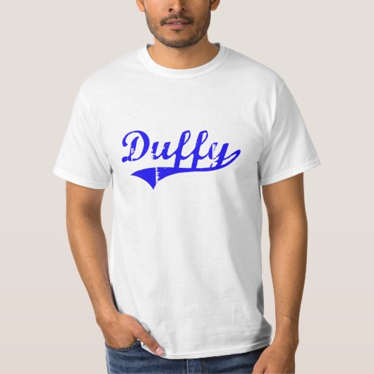Duffy familienaam klassieke stijl t-shirt (Voorkant)
