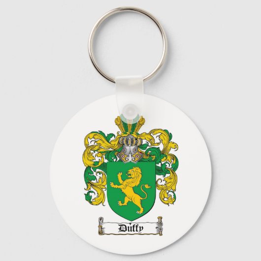 DUFFY FAMILY CREST - DUFFY COAT OF ARMS SLEUTELHANGER (Voorkant)
