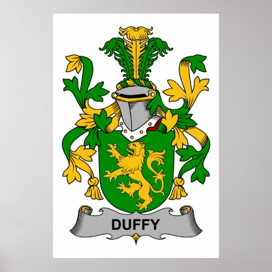 Duffy Family Crest Poster (Voorkant)