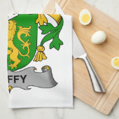 Duffy Family Crest Theedoek (Quarter Fold)