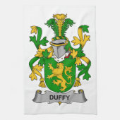 Duffy Family Crest Theedoek (Verticaal)