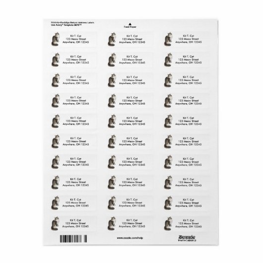 Duffy het Kat Etiket (Full Sheet)