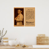 Duffy Lewis Red Sox Baseball 1912 Poster (Keuken)