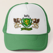 Duffy/O'Duffy Irish Shield gepersonaliseerd Trucker Pet (Voorkant)