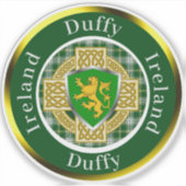 Duffy Shield & Keltisch Kruis Persoonlijk Sticker (Voorkant)