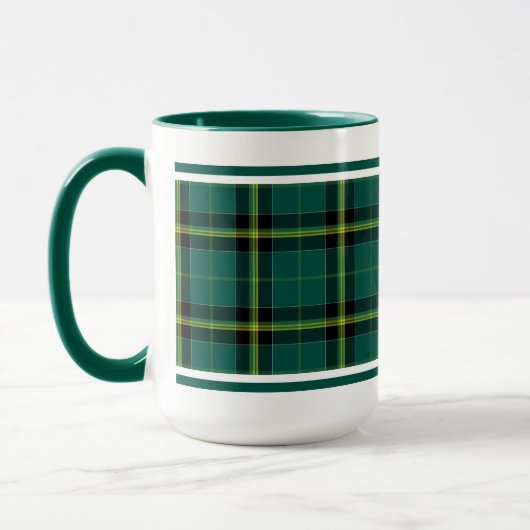 Duffy Tartan Pattern Green Irish Pset Mok (Links)