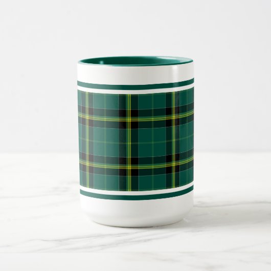 Duffy Tartan Pattern Green Irish Pset Mok (Midden)