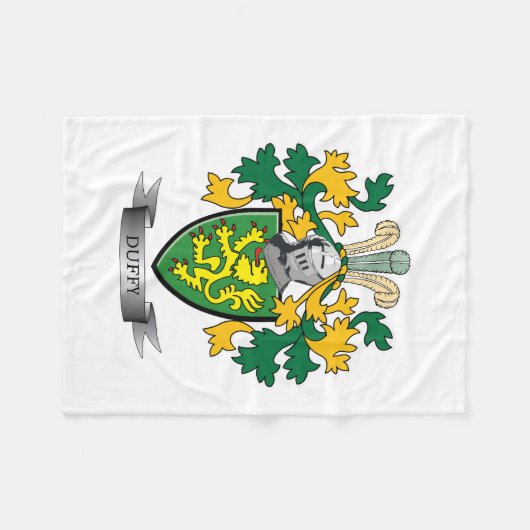 Duffy wapenschild fleece deken (Voorkant (Horizontaal))