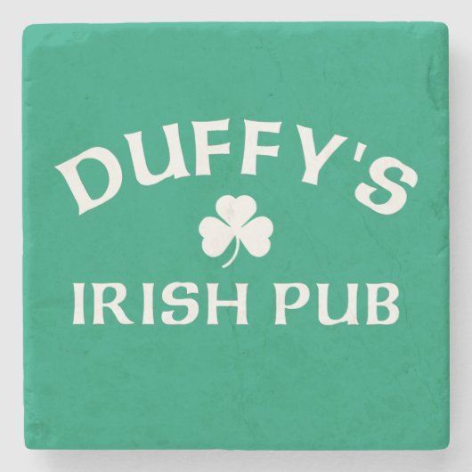 Duffy's Ierse Pub Stenen Onderzetter (Voorkant)