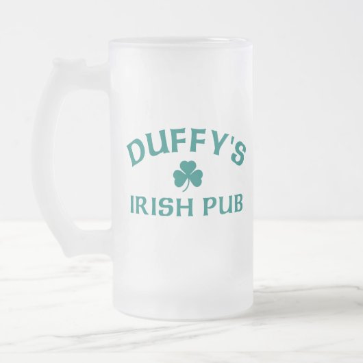 Duffy's Irish Pub Glass Matglas Bierpul (Links)