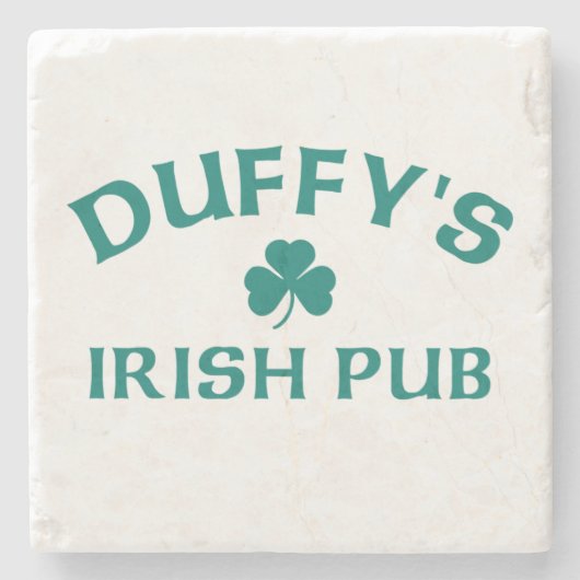 Duffy's Irish Pub Stenen Onderzetter (Voorkant)