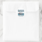 Dufresne And Redding Visexcursies Ronde Sticker (Tas)