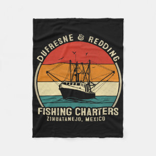 Dufresne And Redding Visserij Charter - Antieke Bo Fleece Deken