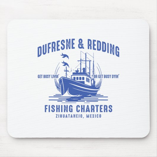 Dufresne en Redding Fishing Charters Liefhebber Muismat (Voorkant)