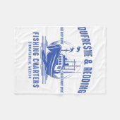 Dufresne en Redding Vissersboot Liefhebber Fleece Deken (Voorkant (Horizontaal))