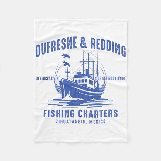Dufresne en Redding Vissersboot Liefhebber Fleece Deken (Voorkant)