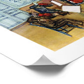 DUFY HET QUINTET MET RODE CELLO 11x14 Poster (Hoek)