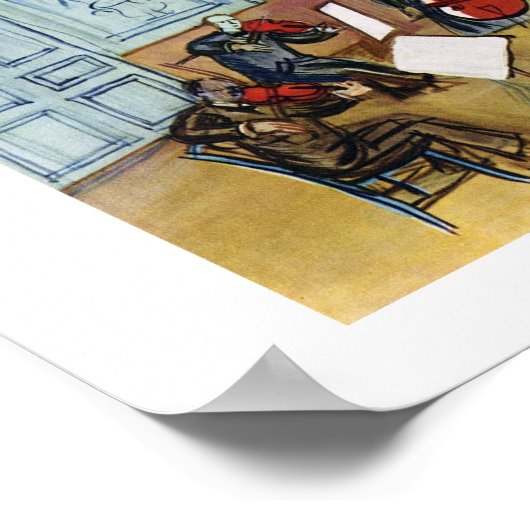 DUFY HET QUINTET MET RODE CELLO 11x14 Poster (Hoek)